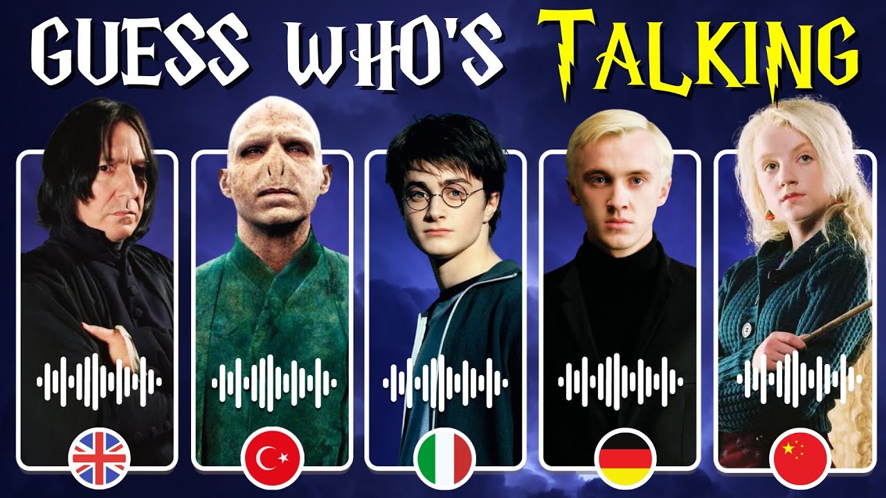 Multilingual Mystery 🔈 Guess who's talking - Harry Potter Edition 🧙‍♂️
