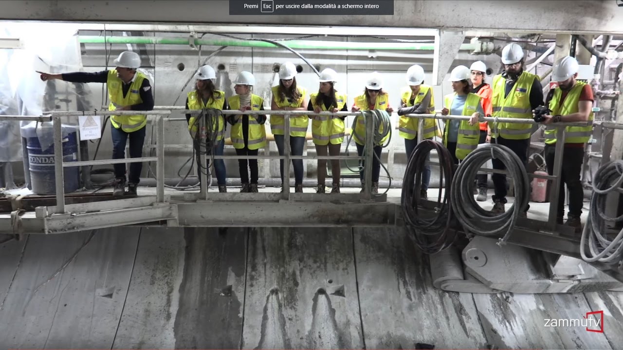I futuri ingegneri visitano il cantiere della Metropolitana di Catania