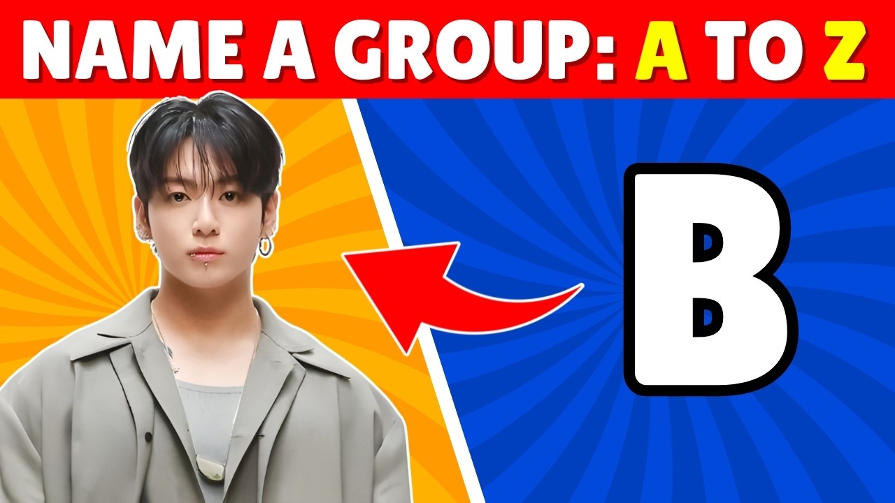 NAME A K-POP GROUP THAT START WITH A TO Z! | Ultimate Kpop Quiz Game 2026 #kpopgame