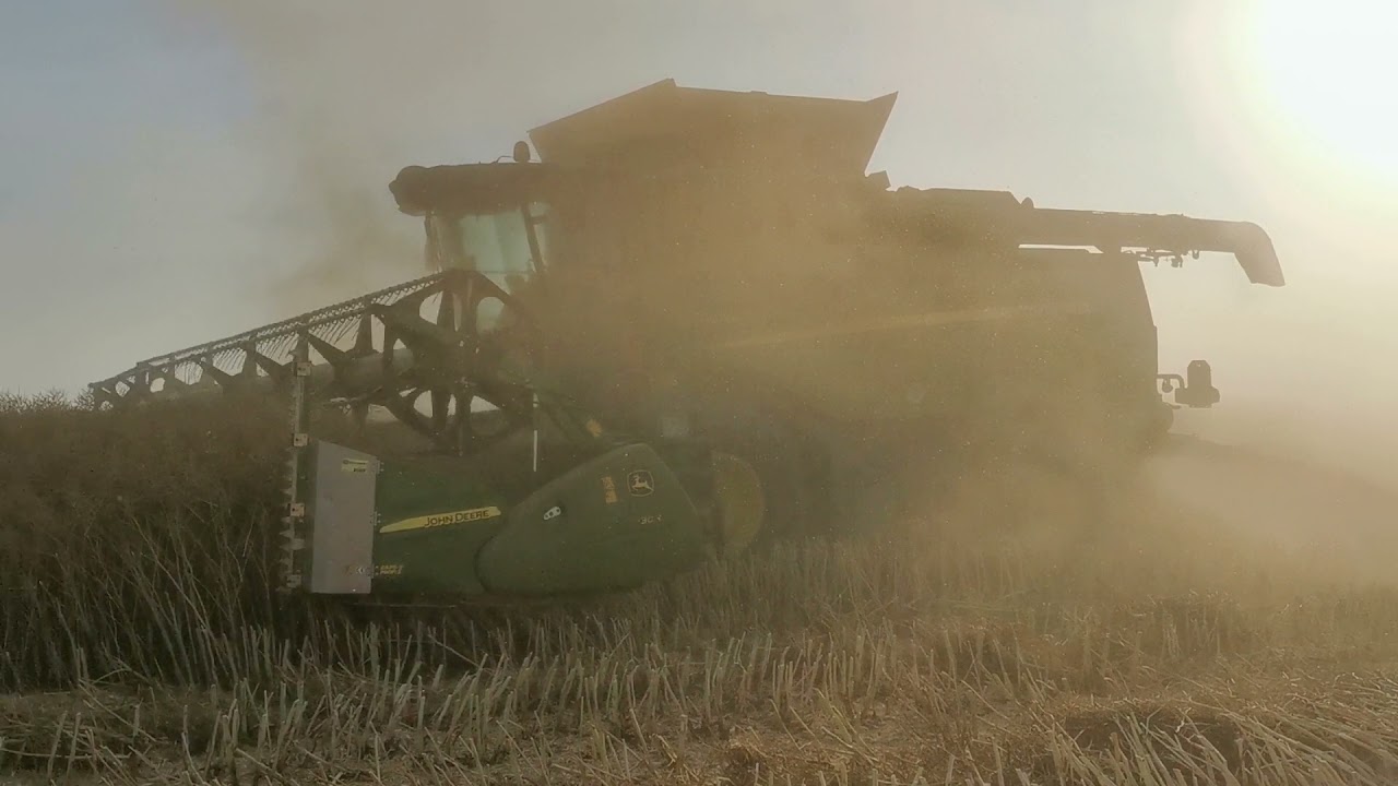 Žatva 2021 Repka olejná 4x JOHN DEERE T670i+JOHN DEERE T670+NEW HOLLAND CR9.80 11.časť