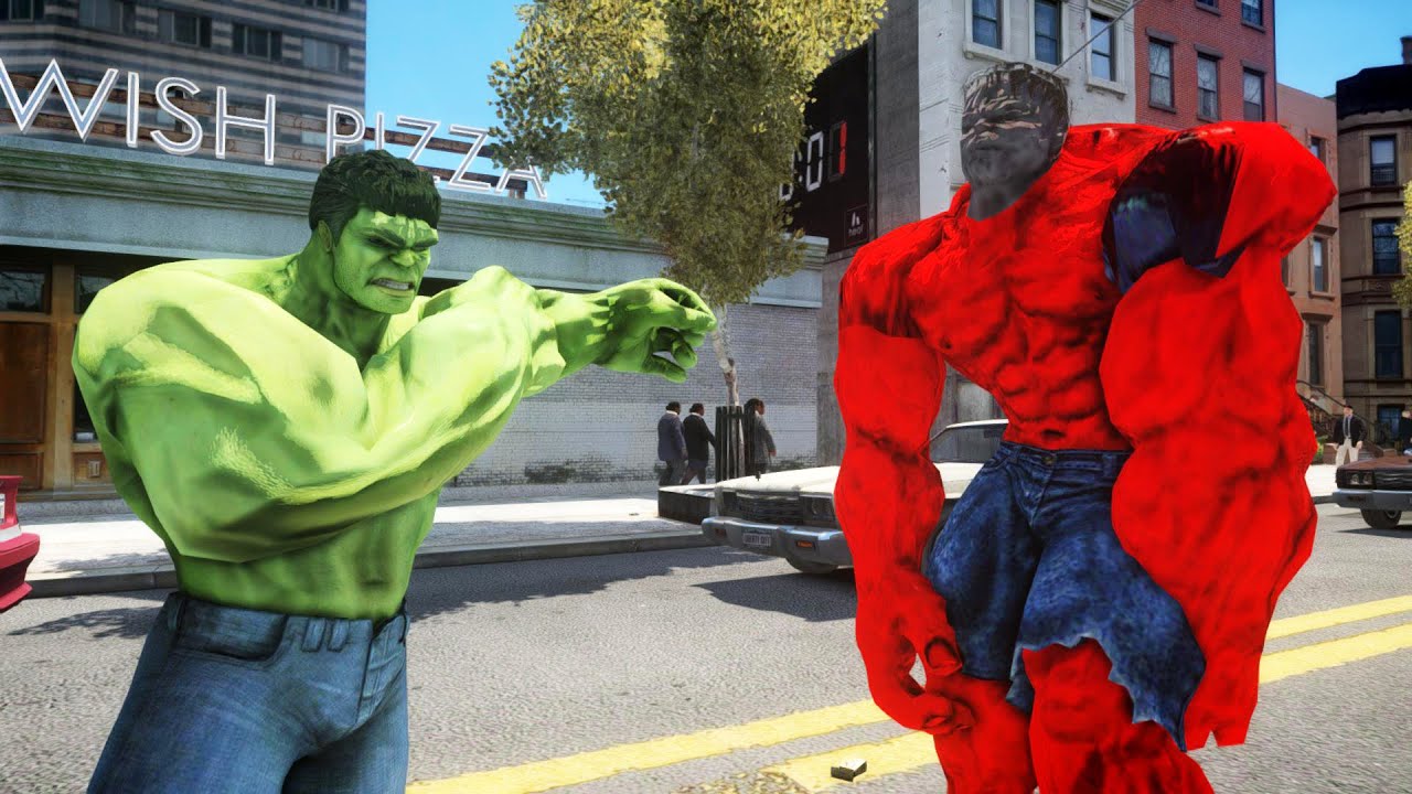 THE INCREDIBLE HULK VS RED HULK