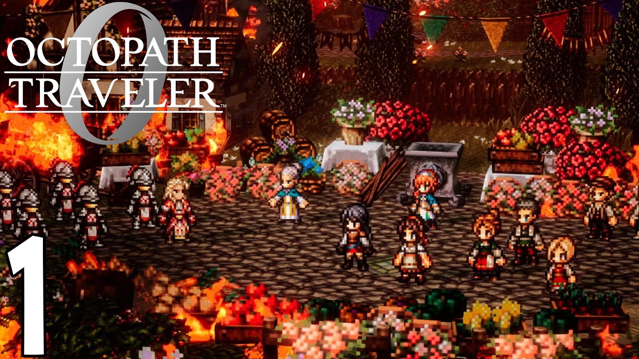 Octopath Traveler 0 | Wishvale Sad Prologue Scenes & Emerald Direwolf (Prologue)