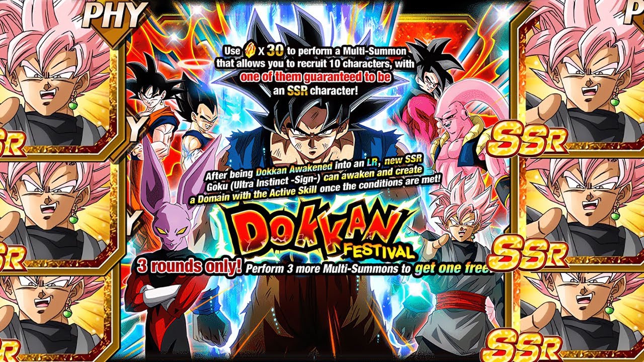 GLOBAL TEQ LR ULTRA INSTINCT GOKU (PHY ROSE) SUMMONS! Dragon Ball Z Dokkan Battle
