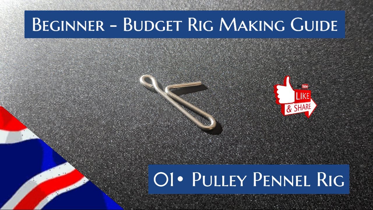 UK Sea Fishing Budget - Beginner Rig Making Guide 01. Pulley Pennel Rig sea fishing rigs