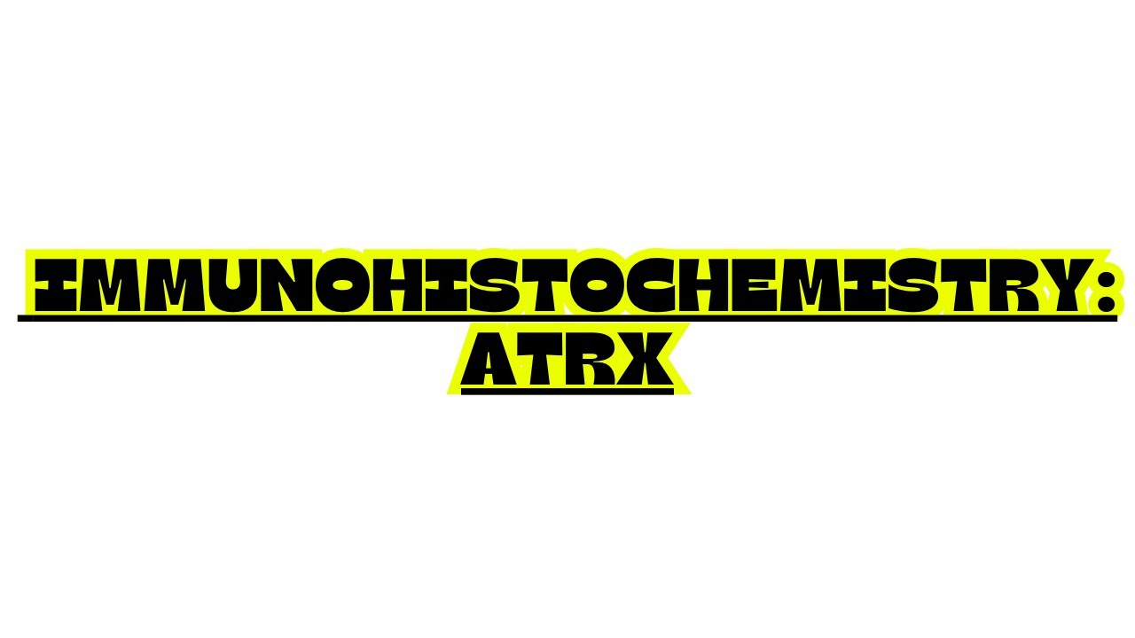 IMMUNOHISTOCHEMISTRY: ATRX