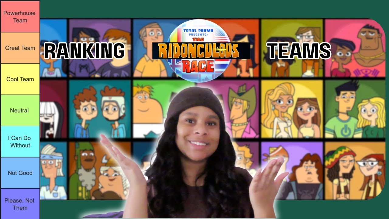 TOTAL DRAMA: RANKING THE RIDONCULOUS RACE TEAMS