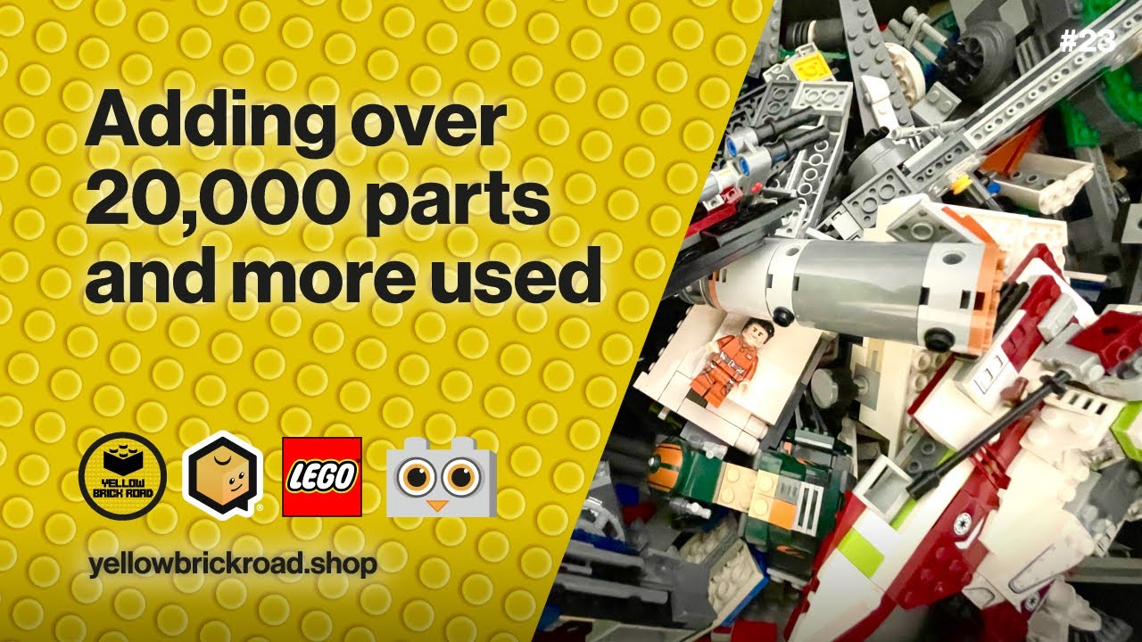 Adding More Than 20,000 Parts And More Used &ndash; LEGO Bricklink Vlog #23
