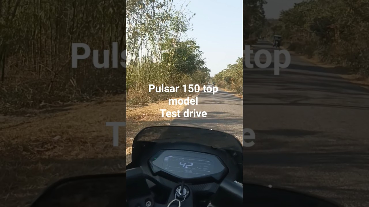 new Bajaj Pulsar 150 test drive 🔥😍