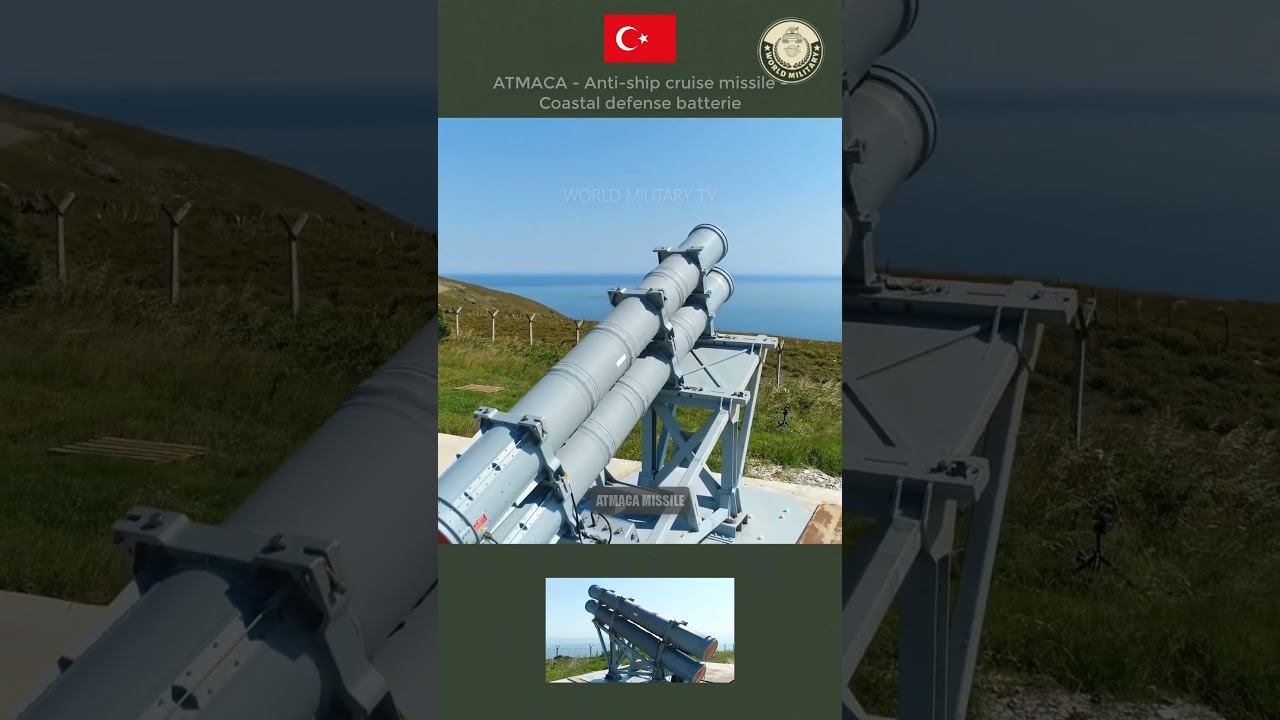 ATMACA - Anti-ship cruise missile - Coastal defense batterie #military #defence