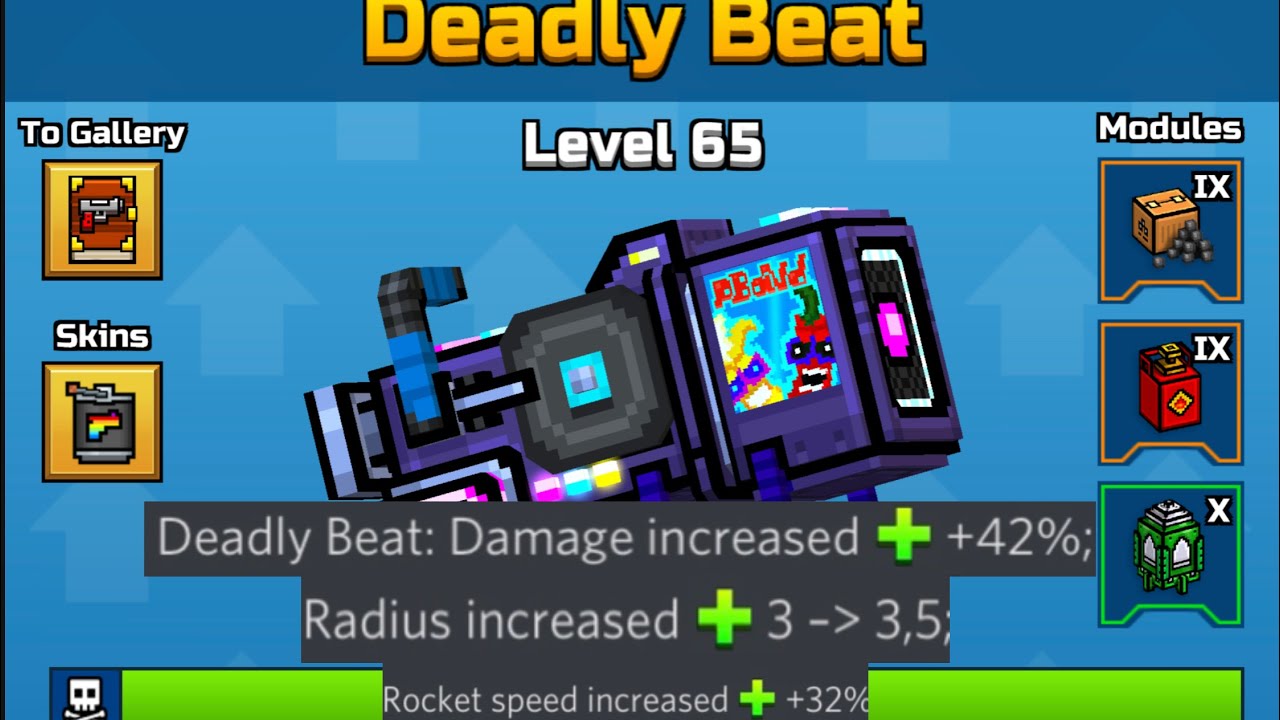 Newly Buffed Deadly Beat Heavy Review | No Delay Trader’s Van Weapon Pixel Gun 3D