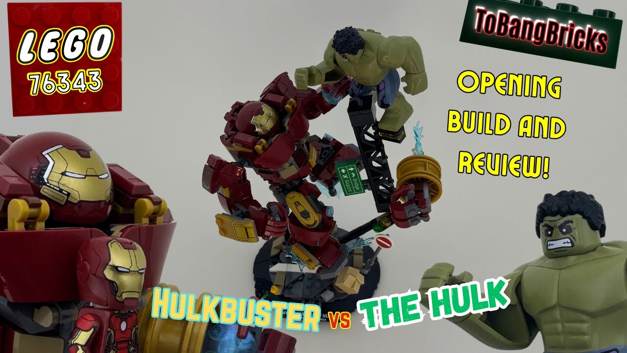 LEGO Marvel, 76343, Epic Battle: Hulkbuster vs The Hulk. Opening, Build and Review.
