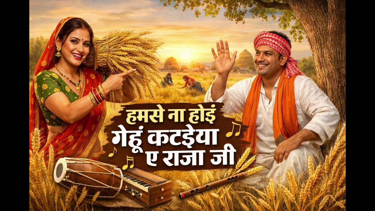 हमसे ना होई गेहूं कटइया ए राजा जी🌾 |New Bhojpuri Chaita Song 2026 | गेहूं कटनी स्पेशल #viral #chaita