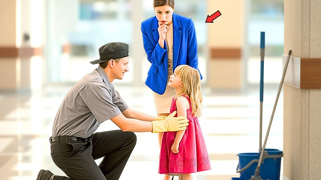 Single dad speaks to mute girl—she whispers, not knowing her cold, rich mom was watching in tears.