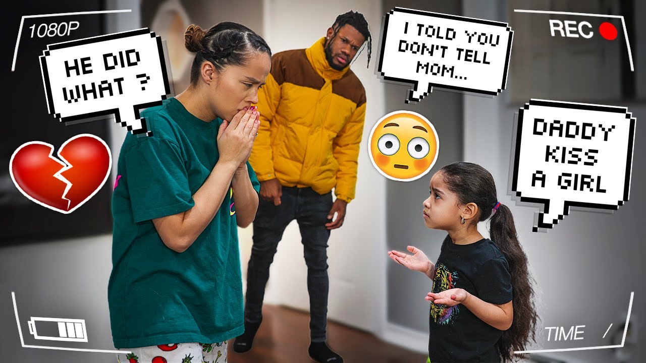 DAD KISS A GIRL!! 😳 *Prank On Mom* (SHE LOST IT!!)