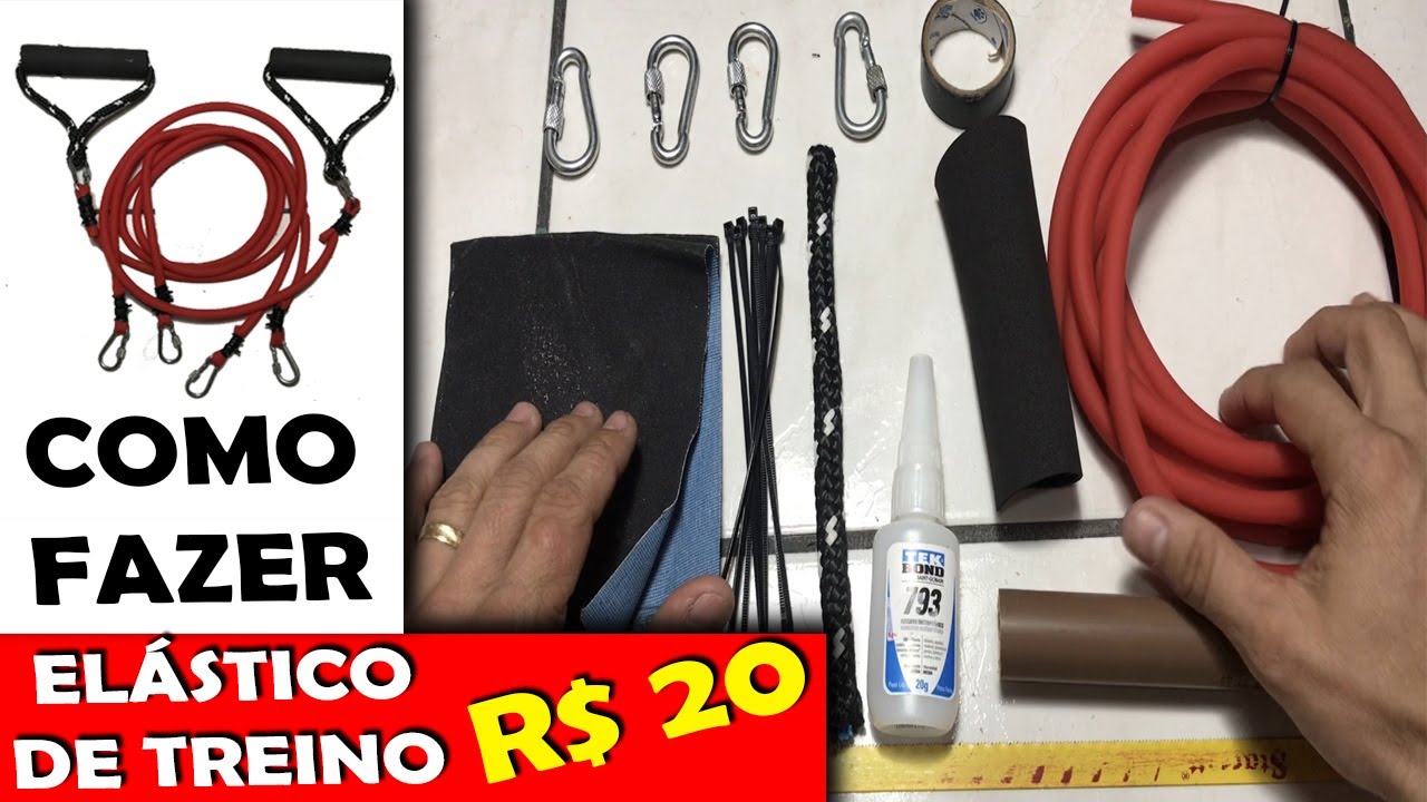 COMO FAZER ELÁSTICO DE TREINO