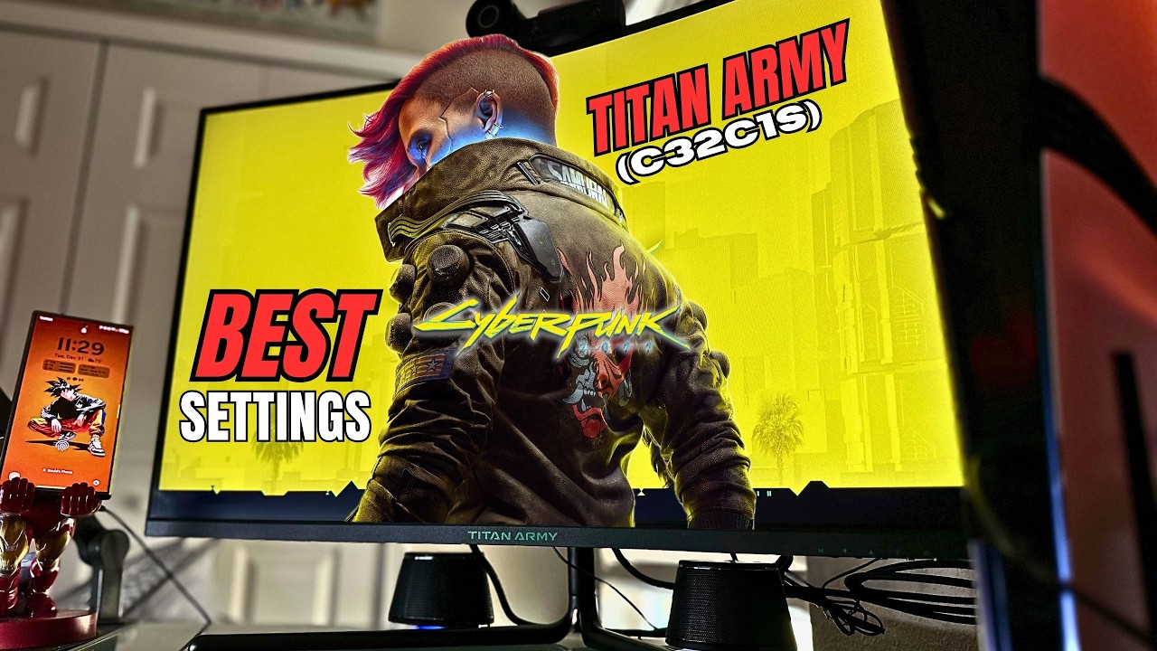 Best Settings for Titan Army C32C1S Gaming Monitor