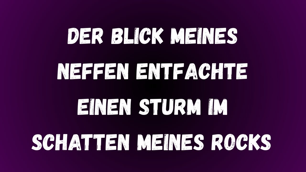 Der Blick meines Neffen entfachte einen Sturm – eine wahre Untreue-Geschichte, die alles veränderte