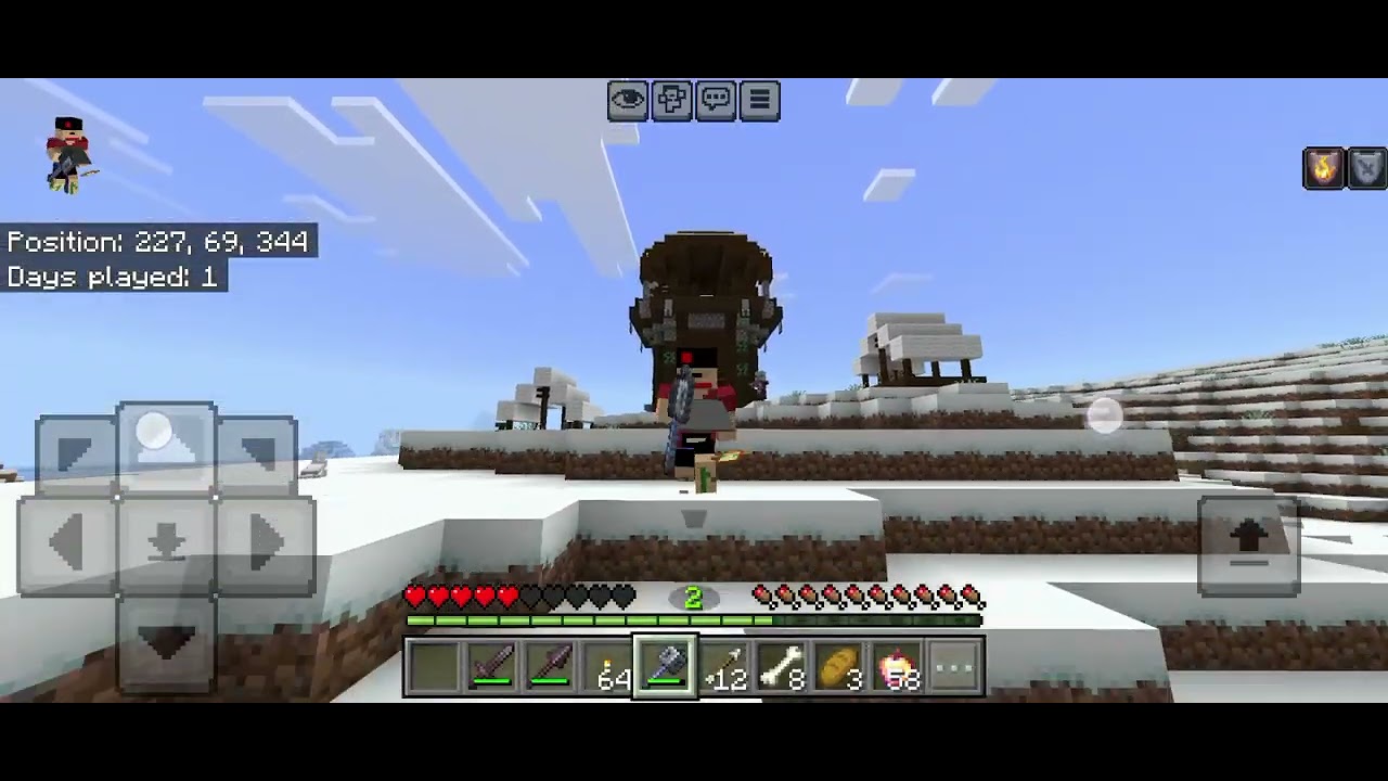 Pertama gua latihan jadi jago di Minecraft