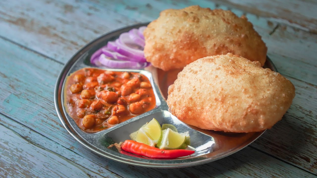 Chole Bhature - Hotel Style Chole Bhature