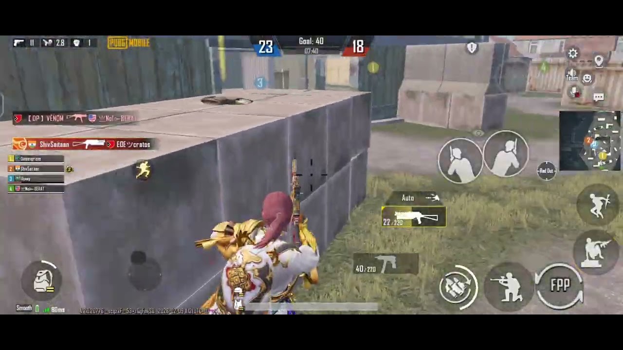 Tdm match gameplay in pubg mobile with smg gun #tdm #pubgmobile 