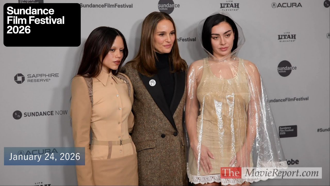 THE GALLERIST movie premiere Natalie Portman, Jenna Ortega, Charli xcx at Sundance - January 24,2026