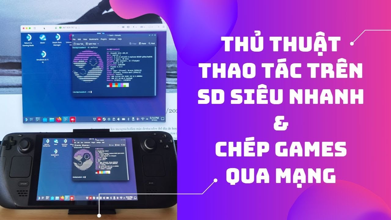 Thủ thuật điều khiển từ xa và chuyển games từ PC qua mạng bằng FTP với FileZilla dành cho Steam Deck