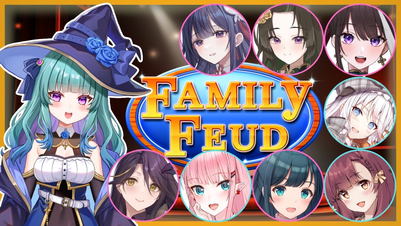 【Family Feud】VTuber GAME SHOW!! 💯ft. Ep 1 Production kawaii girls