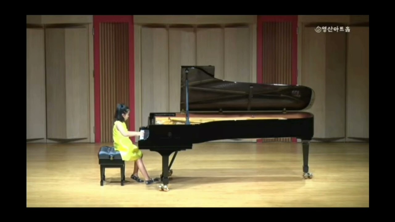 제71회 음악교육신문사 콩쿨 입상자 연주회 / 초등1학년 / 영재반 / W.A.Mozart Piano Sonata No.12, K.332 3rd