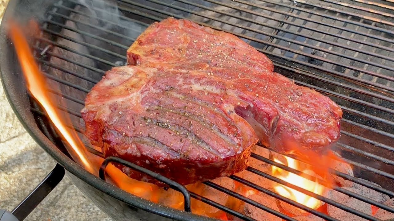 Porterhouse Steak: Low & Slow Smoked And Seared