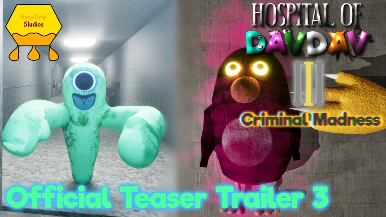 Hospital of Davdav 3: Criminal Madness (Old Version) - Official Teaser Trailer (Length)
