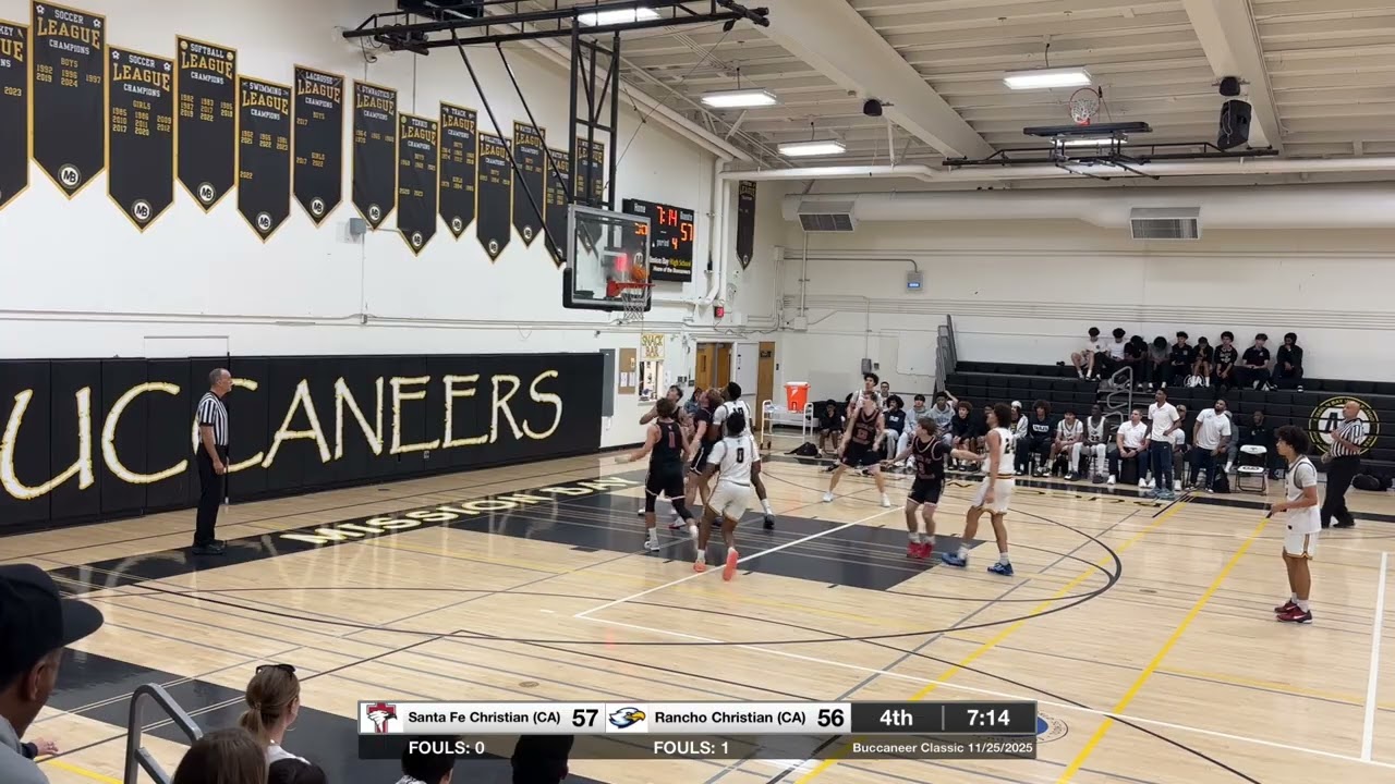 Santa Fe Christian (CA) vs Rancho Christian (CA) Boys High School Basketball on November 25, 2025