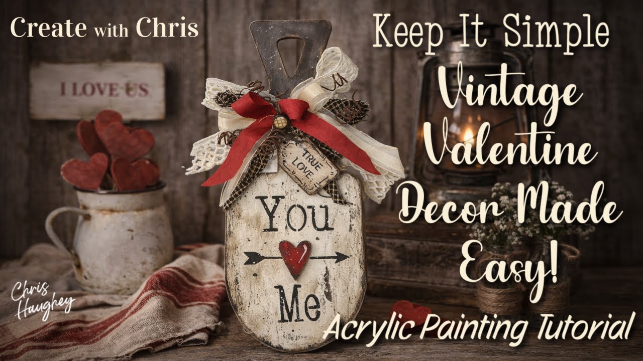 Vintage Valentine Decor Made Easy by Chris Haughey