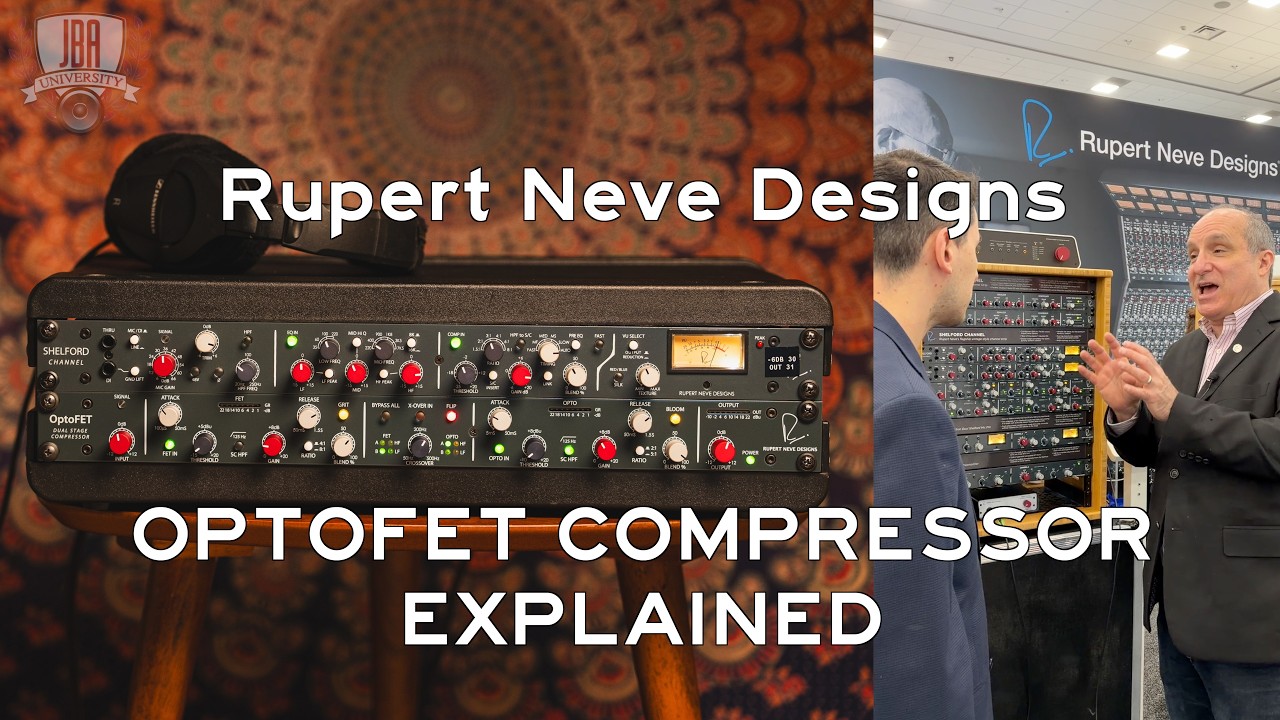 Объяснение принципа работы оптоэлектронных транзисторов (OptoFET) от Rupert Neve Designs