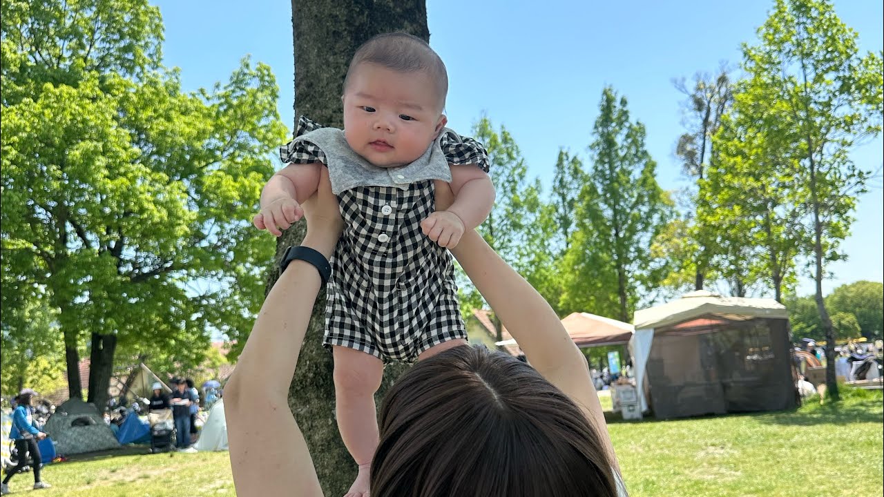 【暑すぎ】生後2ヶ月赤ちゃんとブルーメの丘に行った1日