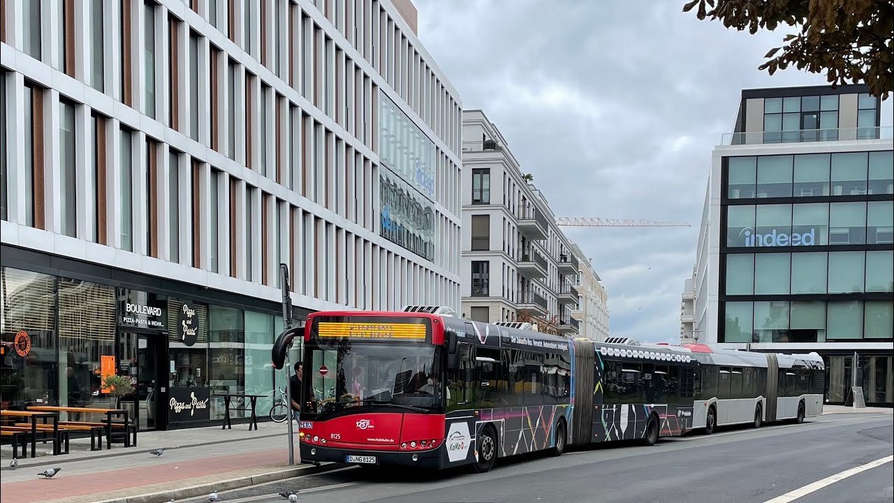 Mitfahrt auf der Linie 835 von Düsseldorf Belsenplatz bis Düsseldorf Karolingerstraße.