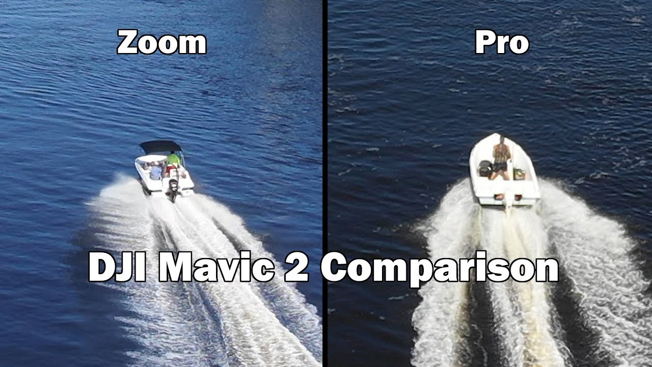 Pro vs Zoom Comparison with Audio Commentary - DJI Mavic 2 in 4k