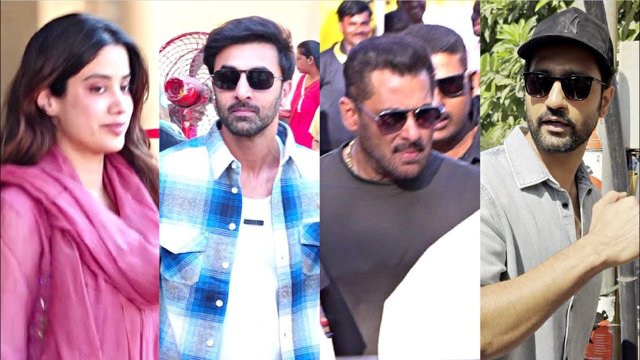 Salman Khan, Ranbir Kapoor, Jhanvi Kapoor, Vicky Kaushal, Arjun Kapoor At BMC Election 2026 Voting