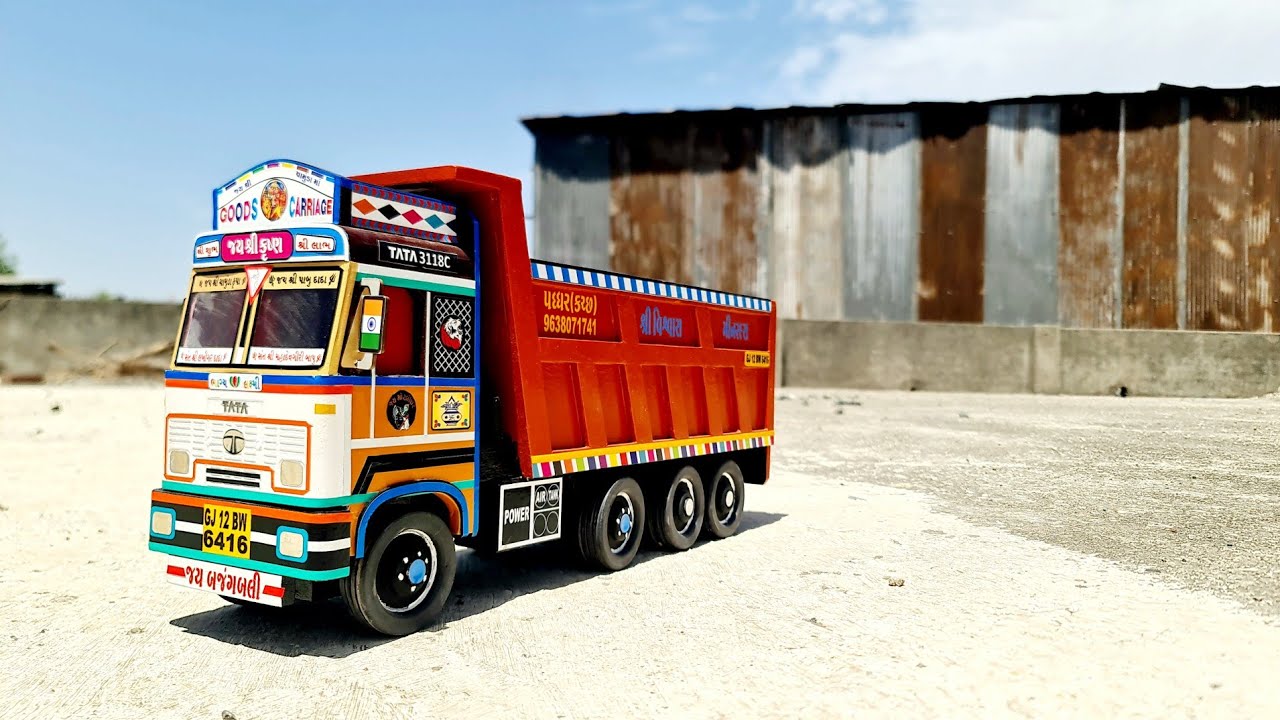 Rc Indian Truck Scale Model | Tata 3118 Dumper Truck Scale Model | Rc Truck Scale Model