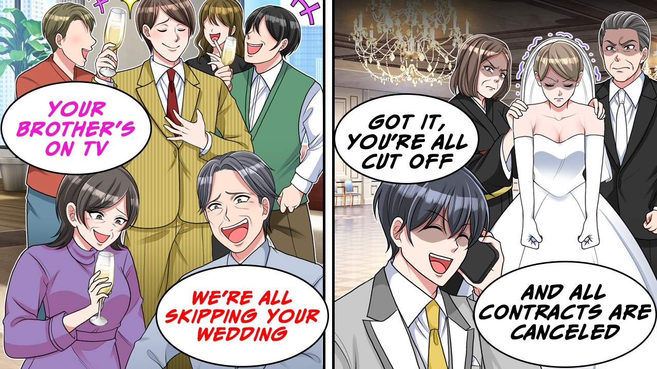 [Manga Dub] My family ditched my wedding for my brother, so I disowned them and...!? [RomCom]