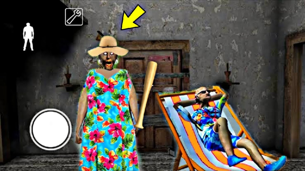 جراني في الشاطئ l لعبة الجدة الشريرة جراني granny game