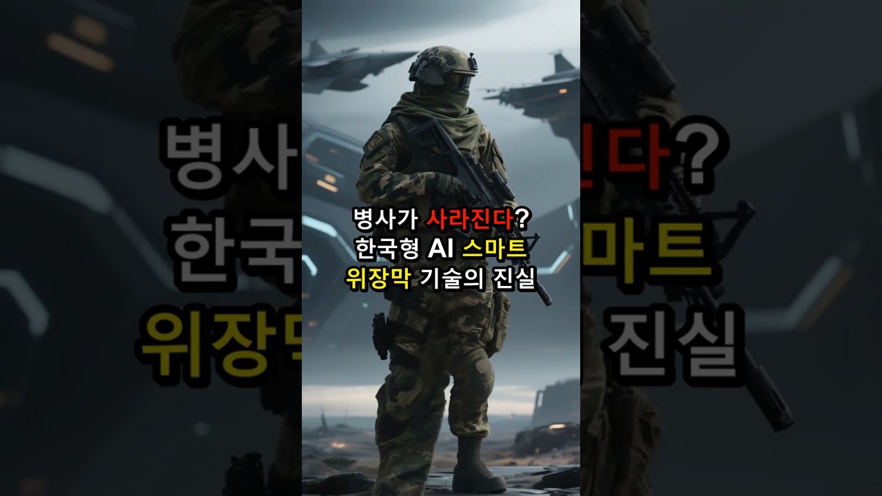 병사가 사라진다? 한국형 AI 스마트 위장막 기술이 바꾸는 미래 전장과 당신이 모르는 군사 혁명
