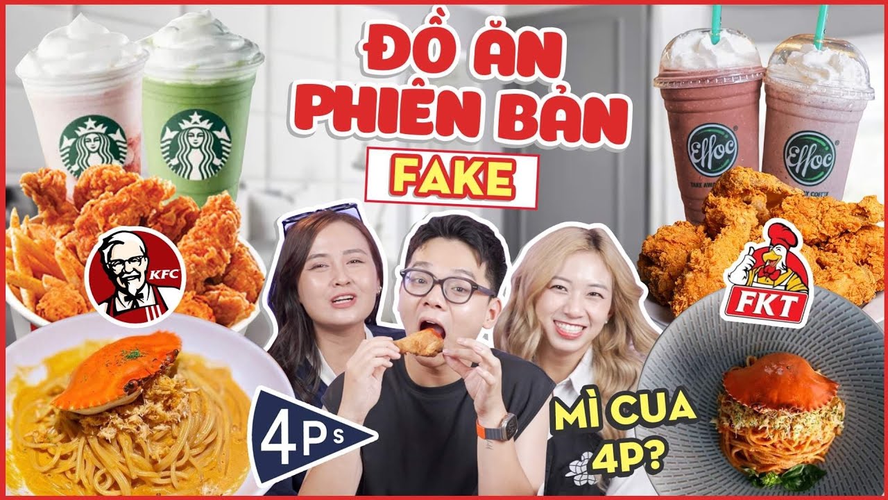 Kiểm chứng đồ ăn PHA-KE!? 😱: FKT đụng độ KFC, m&igrave; cua 4P&rsquo;s bản Dupe si&ecirc;u giống??