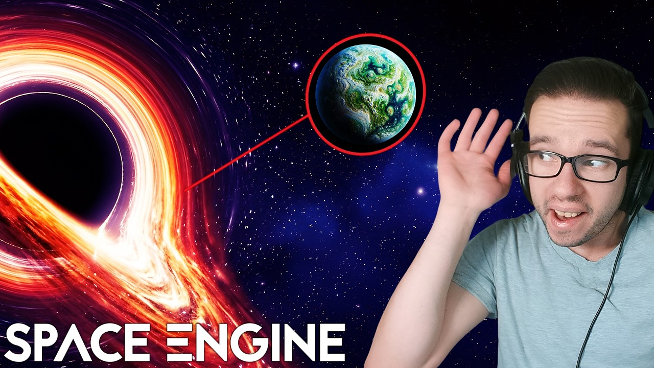 What Can I Find Around Central Black Holes? | SpaceEngine