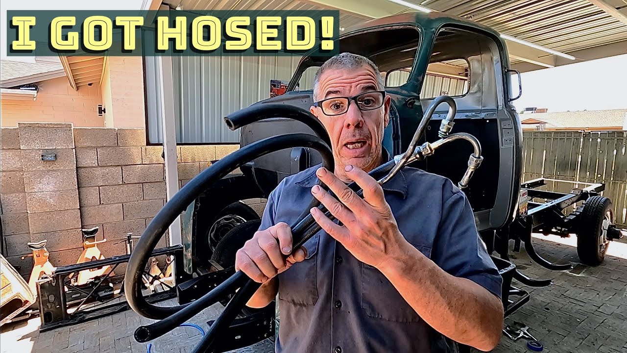Time to start putting the Chevy COE together / Motorhome frame swap