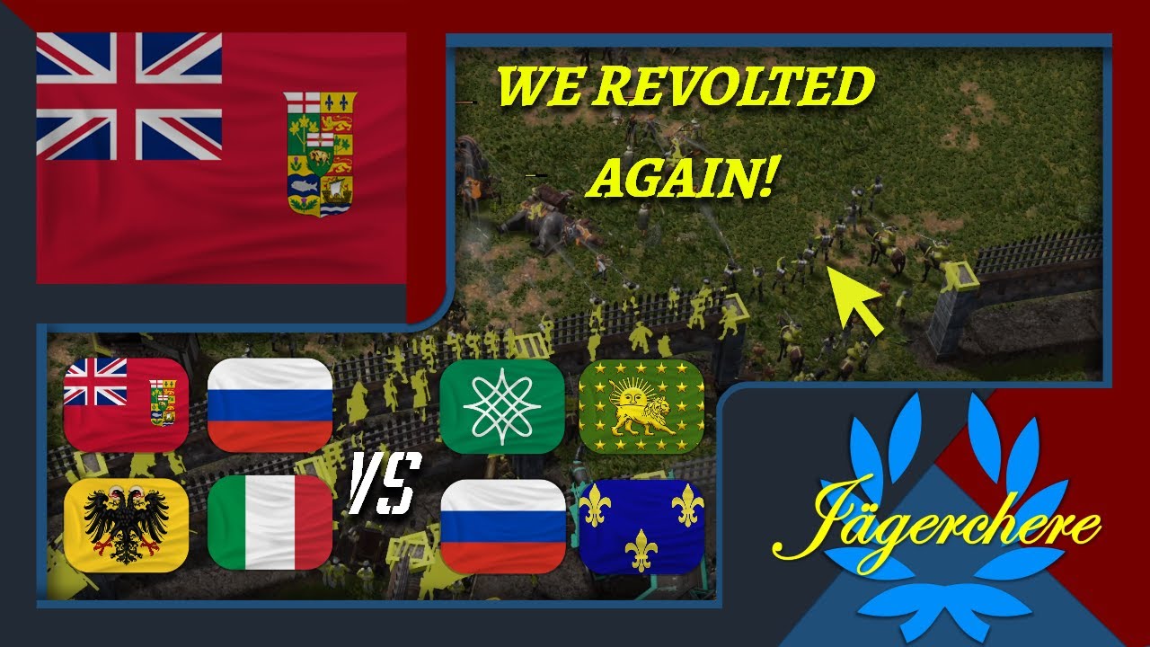 These Villagers Are Better Than  | 4v4 Treaty with Canadian | AOE III: DE