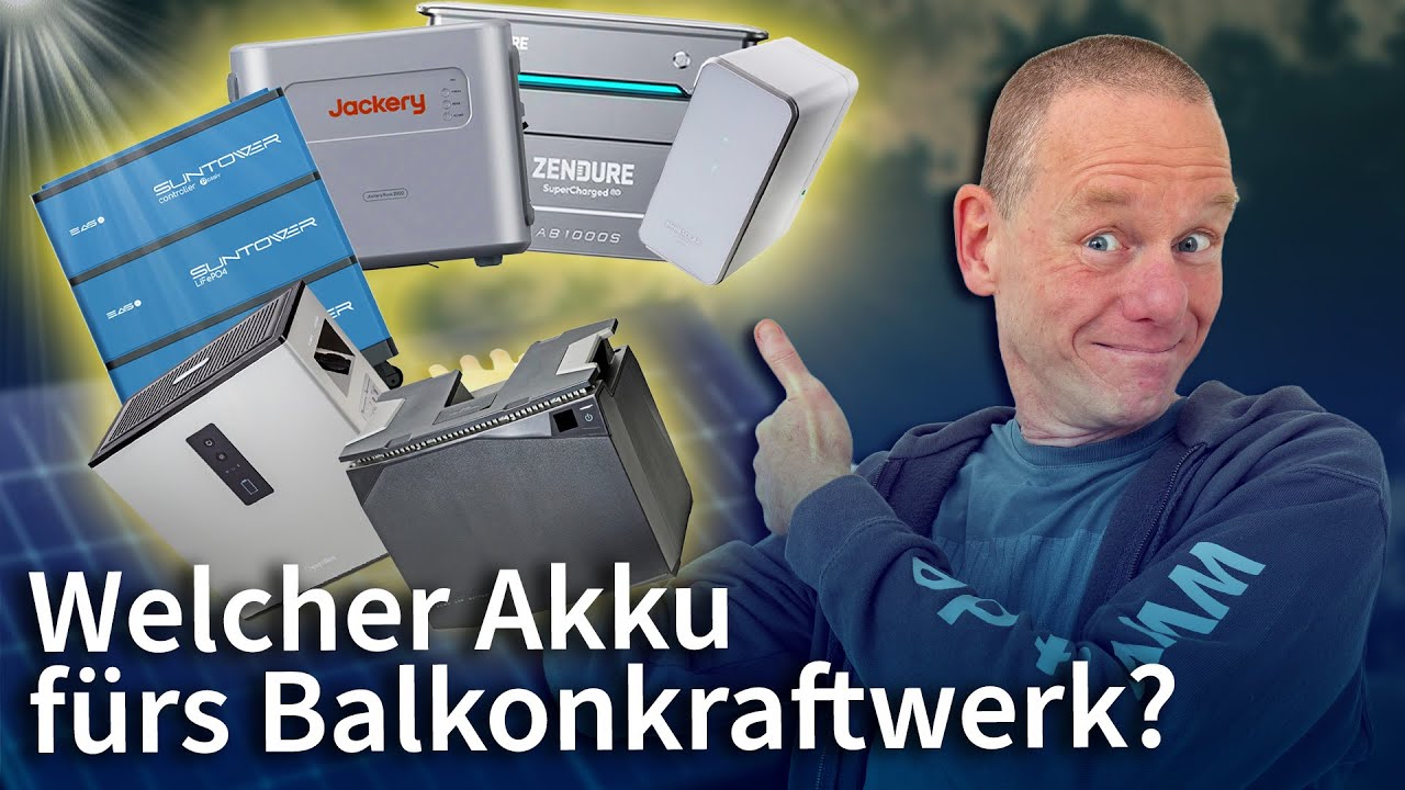 Sechs Balkon-Akkus im Test (EAS, EcoFlow, Hoymiles, Jackery, Plenti, Zendure)