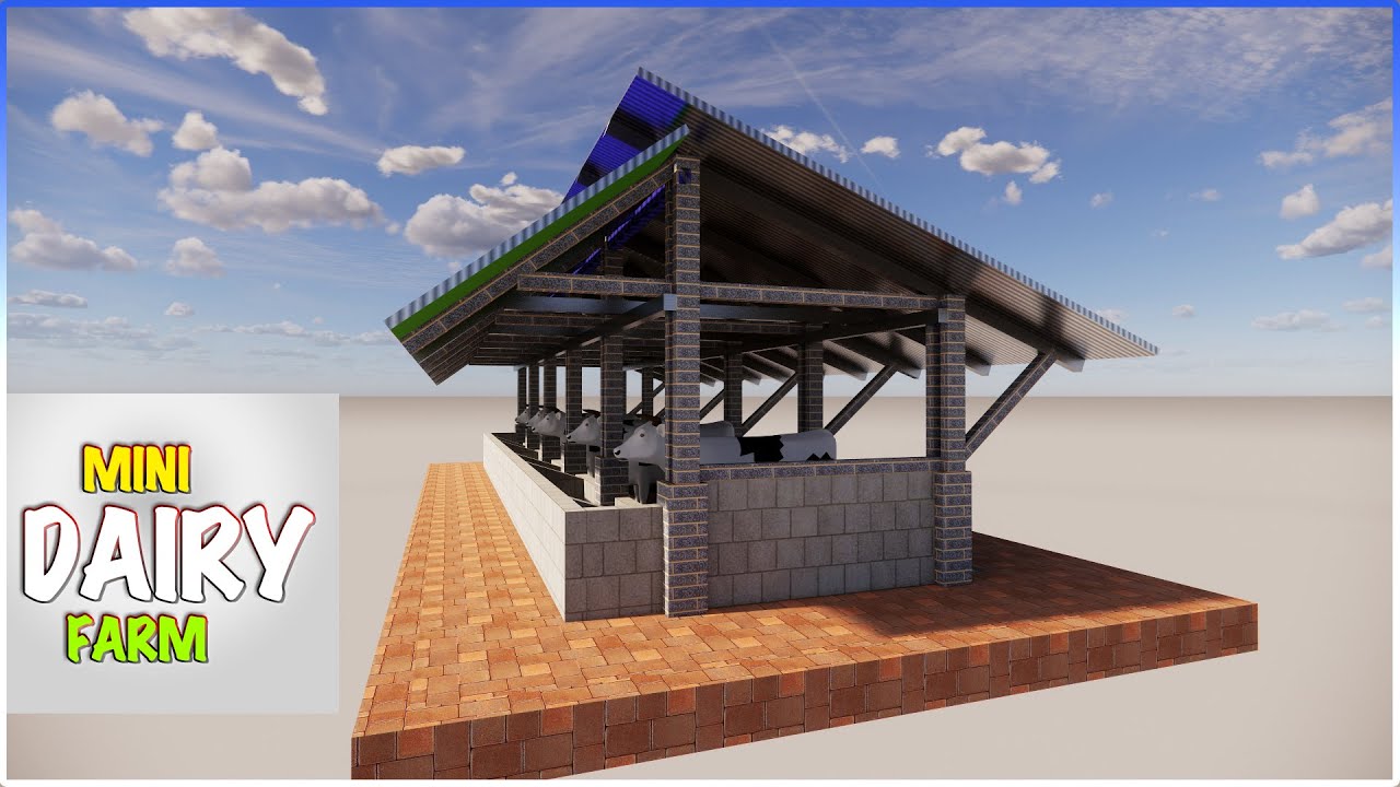 This is How You Can Build Shed for 5 Cows | Mini Dairy Farm Shed