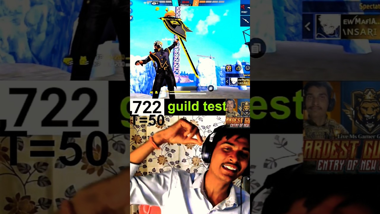 Mobile Legend V/s Pro Player 1vs4 Guild Test #shorts #freefire #trending #msgamer94