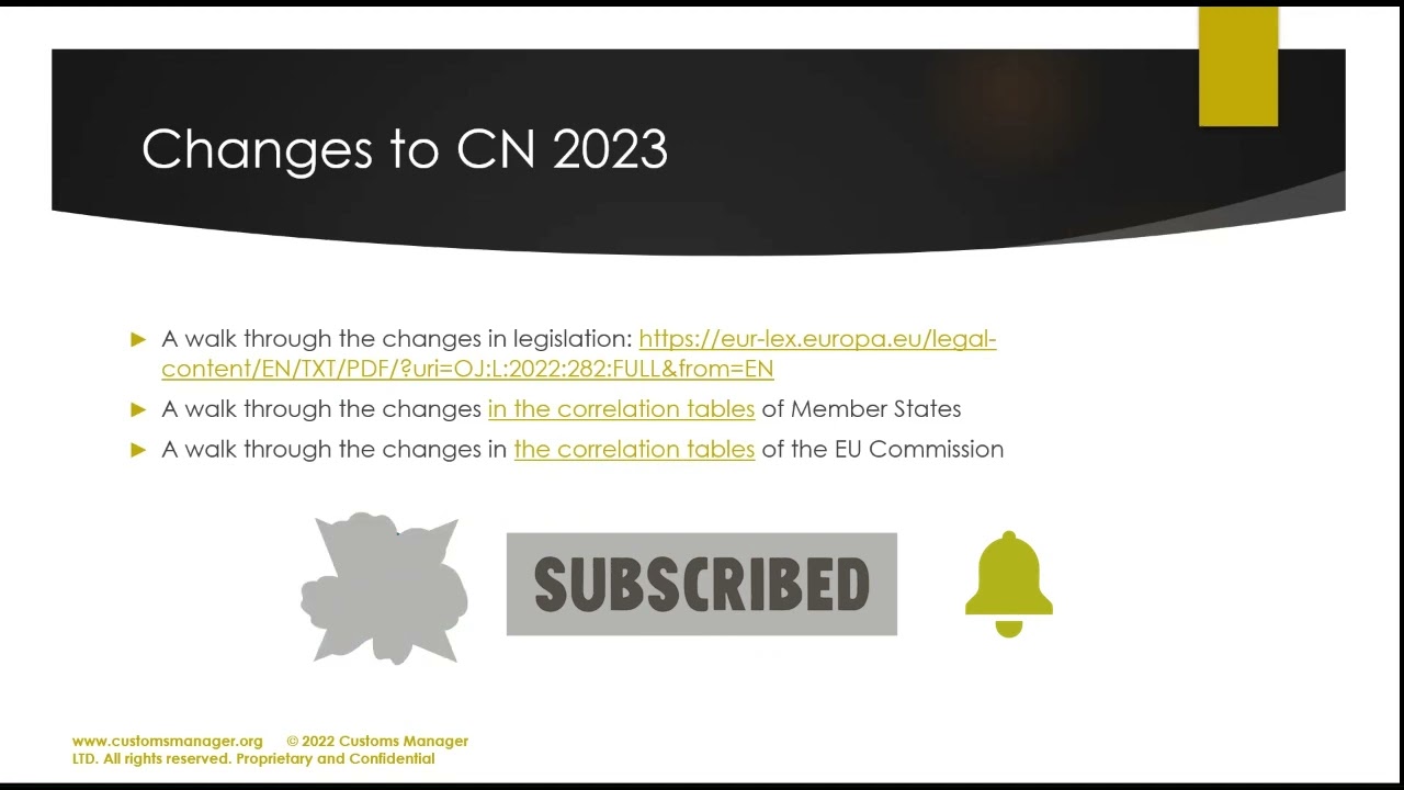 EU Customs Update 2023: What changes for the EU Tariff and HS codes?