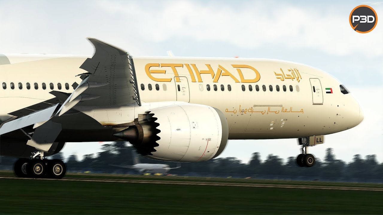Prepar3D v5.2 | Flying Etihad 787-9 Dreamliner to Washington Dulles